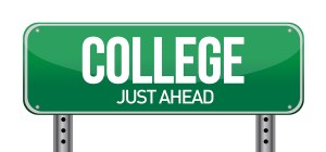 bigstock-College-Just-Ahead-Green-Road-40421977